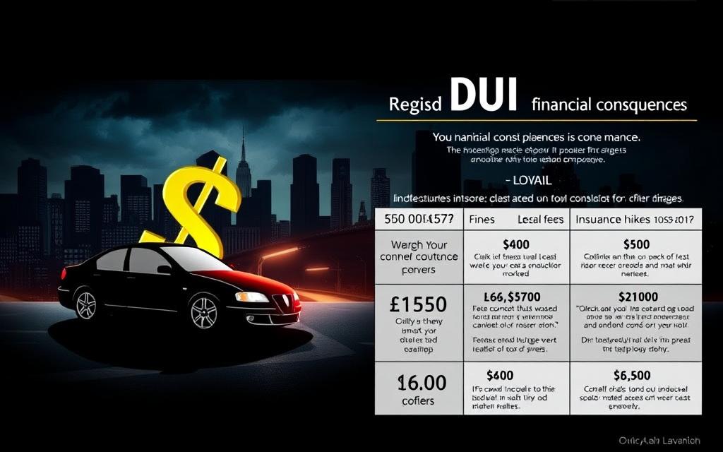 Dui Financial Consequences Infographic
